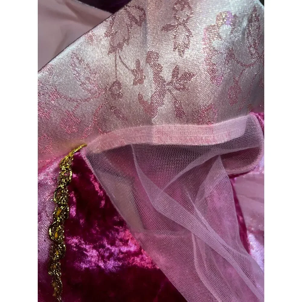 Disney Parks Princess Sleeping Beauty (Aurora) pink ball gown Costume girls sz S